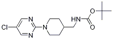[1-(5-Chloro-pyrimidin-2-yl)-piperidin-4-yl]-methyl-carbamic acid tert-butyl ester Structure