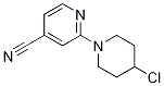 2-(4-chloropiperidin-1-yl)isonicotinonitrile 구조식 이미지