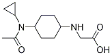 (1R,4R)-[4-(Acetyl-cyclopropyl-aMino)-cyclohexylaMino]-acetic acid 구조식 이미지