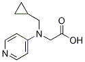 (Cyclopropyl-pyridin-4-ylMethyl-aMino)-acetic acid 구조식 이미지