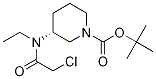 (R)-3-[(2-Chloro-acetyl)-ethyl-aMino]-piperidine-1-carboxylic acid tert-butyl ester Structure