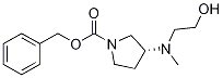 (R)-3-[(2-Hydroxy-ethyl)-Methyl-aMino]-pyrrolidine-1-carboxylic acid benzyl ester 구조식 이미지