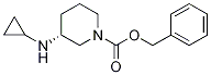 (R)-3-CyclopropylaMino-piperidine-1-carboxylic acid benzyl ester Structure