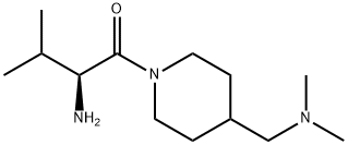 (S)-2-AMino-1-(4-diMethylaMinoMethyl-piperidin-1-yl)-3-Methyl-butan-1-one Structure