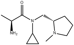 (S)-2-AMino-N-cyclopropyl-N-((S)-1-Methyl-pyrrolidin-2-ylMethyl)-propionaMide Structure