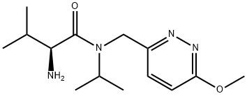 (S)-2-AMino-N-isopropyl-N-(6-Methoxy-pyridazin-3-ylMethyl)-3-Methyl-butyraMide Structure