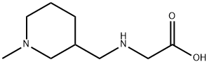 [(1-Methyl-piperidin-3-ylMethyl)-aMino]-acetic acid 구조식 이미지