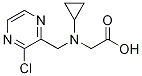 [(3-Chloro-pyrazin-2-ylMethyl)-cyclopropyl-aMino]-acetic acid Structure