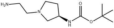 [(R)-1-(2-AMino-ethyl)-pyrrolidin-3-yl]-carbaMic acid tert-butyl ester Structure