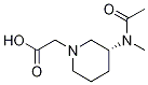 [(R)-3-(Acetyl-Methyl-aMino)-piperidin-1-yl]-acetic acid 구조식 이미지