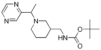 [1-(1-Pyrazin-2-yl-ethyl)-piperidin-3-ylMethyl]-carbaMic acid tert-butyl ester Structure