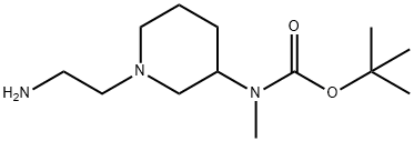 [1-(2-AMino-ethyl)-piperidin-3-yl]-Methyl-carbaMic acid tert-butyl ester Structure