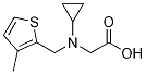 [Cyclopropyl-(3-Methyl-thiophen-2-ylMethyl)-aMino]-acetic acid Structure