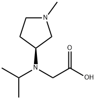 [Isopropyl-((S)-1-Methyl-pyrrolidin-3-yl)-aMino]-acetic acid 구조식 이미지