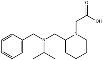 {2-[(Benzyl-isopropyl-aMino)-Methyl]-piperidin-1-yl}-acetic acid Structure