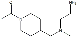 1-(4-{[(2-AMino-ethyl)-Methyl-aMino]-Methyl}-piperidin-1-yl)-ethanone 구조식 이미지