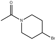 1-(4-BroMo-piperidin-1-yl)-ethanone 구조식 이미지