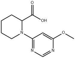 1-(6-Methoxy-pyriMidin-4-yl)-piperidine-2-carboxylic acid Structure