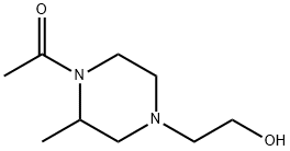 1-[4-(2-Hydroxy-ethyl)-2-Methyl-piperazin-1-yl]-ethanone Structure