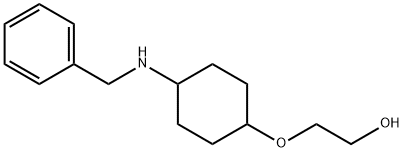 2-(4-BenzylaMino-cyclohexyloxy)-ethanol Structure