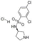 2,4-Dichloro-N-(S)-pyrrolidin-3-yl-benzenesulfonaMide hydrochloride Structure