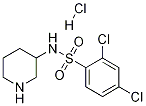 2,4-Dichloro-N-piperidin-3-yl-benzenesulfonaMide hydrochloride Structure
