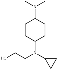 2-[Cyclopropyl-(4-diMethylaMino-cyclohexyl)-aMino]-ethanol Structure