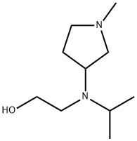 2-[Isopropyl-(1-Methyl-pyrrolidin-3-yl)-aMino]-ethanol 구조식 이미지