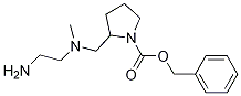 2-{[(2-AMino-ethyl)-Methyl-aMino]-Methyl}-pyrrolidine-1-carboxylic acid benzyl ester 구조식 이미지