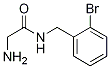 2-AMino-N-(2-broMo-benzyl)-acetaMide 구조식 이미지