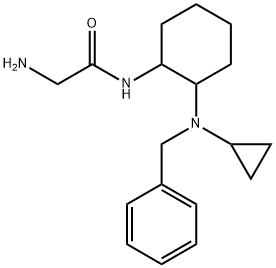 2-AMino-N-[2-(benzyl-cyclopropyl-aMino)-cyclohexyl]-acetaMide 구조식 이미지