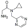 2-AMino-N-cyclopropyl-N-pyrazin-2-ylMethyl-acetaMide Structure