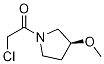 2-Chloro-1-((S)-3-Methoxy-pyrrolidin-1-yl)-ethanone Structure