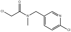 2-Chloro-N-(6-chloro-pyridin-3-ylMethyl)-N-Methyl-acetaMide Structure