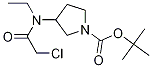 3-[(2-Chloro-acetyl)-ethyl-aMino]-pyrrolidine-1-carboxylic acid tert-butyl ester 구조식 이미지