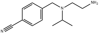 4-{[(2-AMino-ethyl)-isopropyl-aMino]-Methyl}-benzonitrile Structure