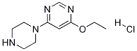 4-에톡시-6-피페라진-1-일-피리미딘하이드로클로라이드 구조식 이미지