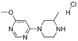 4-Methoxy-6-(3-Methyl-piperazin-1-yl)-pyriMidine hydrochloride Structure