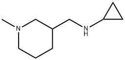 Cyclopropyl-(1-Methyl-piperidin-3-ylMethyl)-aMine Structure