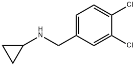 Cyclopropyl-(3,4-dichloro-benzyl)-aMine Structure