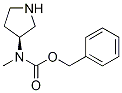 Methyl-(S)-pyrrolidin-3-yl-carbaMic acid benzyl ester 구조식 이미지