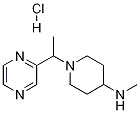 Methyl-[1-(1-pyrazin-2-yl-ethyl)-piperidin-4-yl]-aMine hydrochloride 구조식 이미지