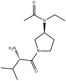 N-[(S)-1-((S)-2-AMino-3-Methyl-butyryl)-pyrrolidin-3-yl]-N-ethyl-acetaMide Structure