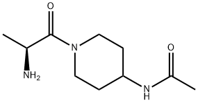 N-[1-((S)-2-AMino-propionyl)-piperidin-4-yl]-acetaMide Structure