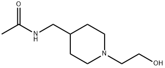 N-[1-(2-Hydroxy-ethyl)-piperidin-4-ylMethyl]-acetaMide 구조식 이미지