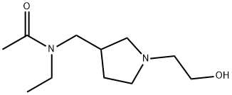 N-Ethyl-N-[1-(2-hydroxy-ethyl)-pyrrolidin-3-ylMethyl]-acetaMide Structure