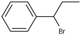 1-bromopropylbenzene Structure