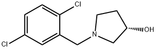 (S)-1-(2,5-Dichloro-benzyl)-pyrrolidin-3-ol Structure