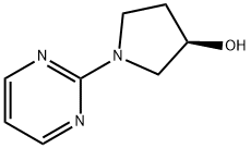 (R)-1-피리미딘-2-일-피롤리딘-3-올 구조식 이미지