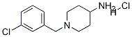 1-(3-Chloro-benzyl)-piperidin-4-ylamine hydrochloride 구조식 이미지